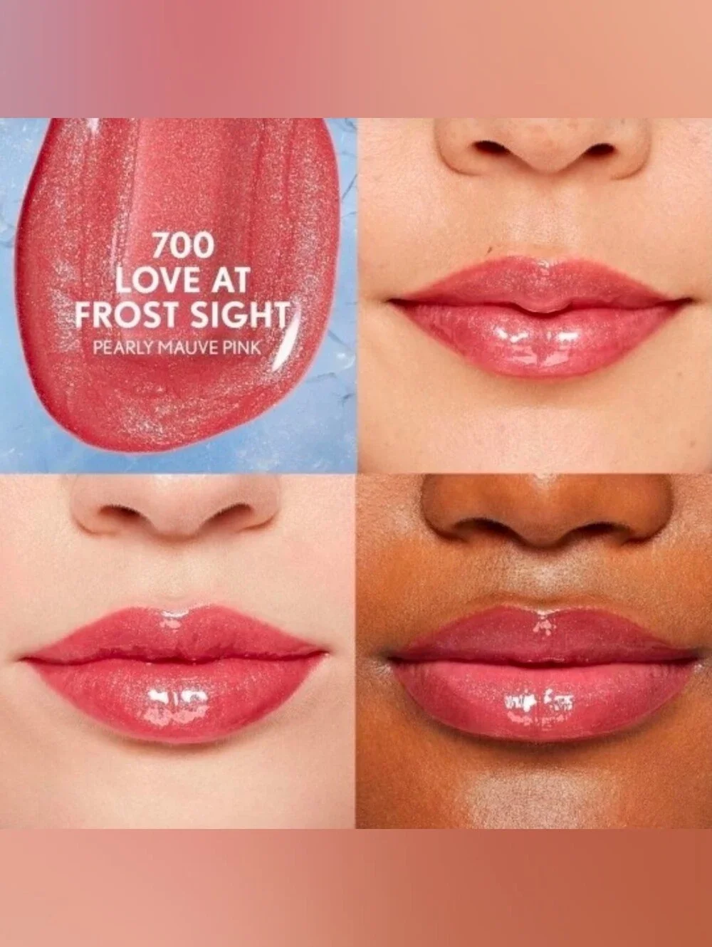 CoverGirl Yummy Plumper Gloss in 700 Love At Frost Sight 0.33fl oz BNIB